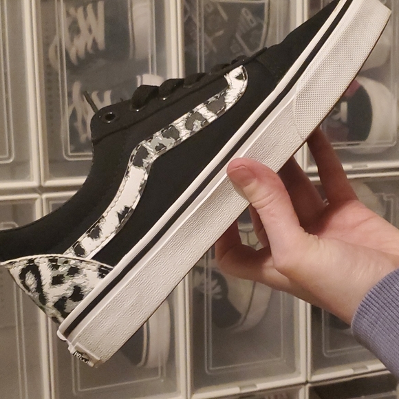 VANS WARD SNOW LEOPARD RARE WOMEN'S SIZE 7 - Picture 4 of 11